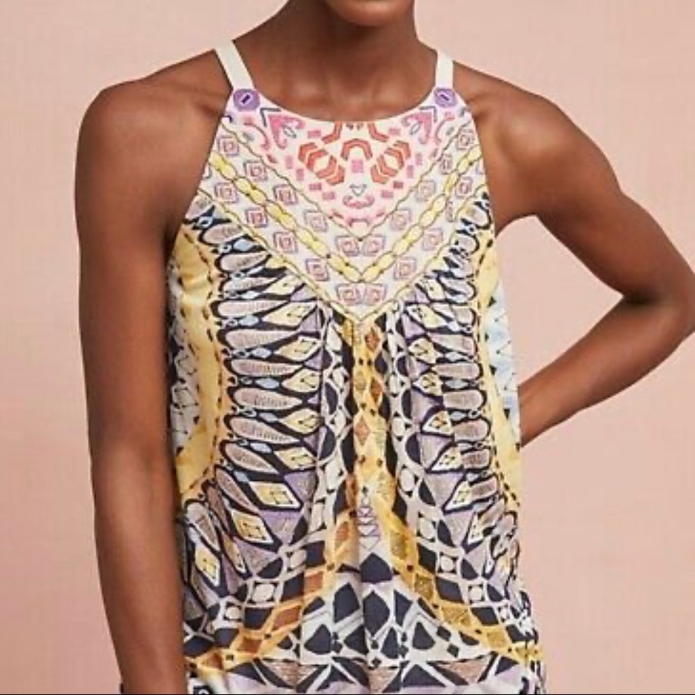 Anthropologie One September Strathmere Tank Top